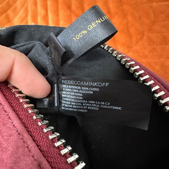 Rare NWT Rebecca Minkoff Leather Clutch Foldover Bag - Picture 7 of 9